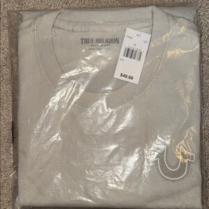 True Religion Light Gray Men's Sweatshirt